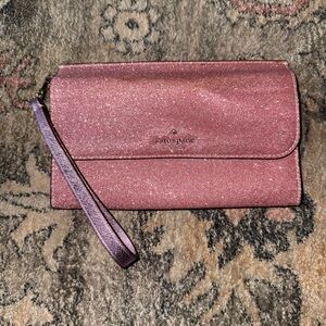 Kate Spade Sparkling Pink Clutch